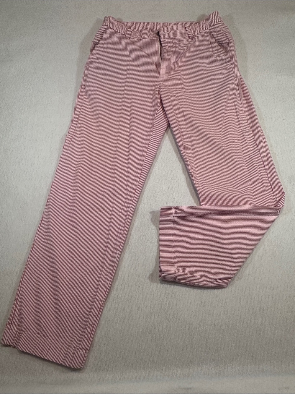 Brooks Brothers Red and White Seersucker Chinos size 32/30